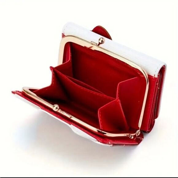 Red & White Plaid Hello Kitty Wallet - Picture 3 of 6